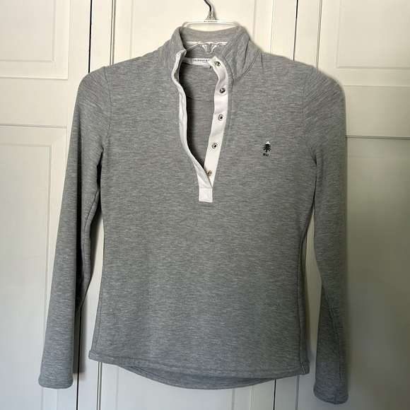 Fairway & Greene XS Ladies Gray Old School Sweatshirt - Picture 2 of 9
